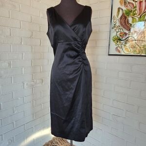 Little black dress Vtg Y2K Midi Dress Donna Ricco NY Size 8